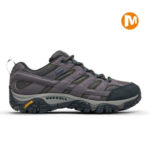 Merrell Moab 2 GORE-TEX Mens Hiking Shoes Dark Brown UK.SGTX